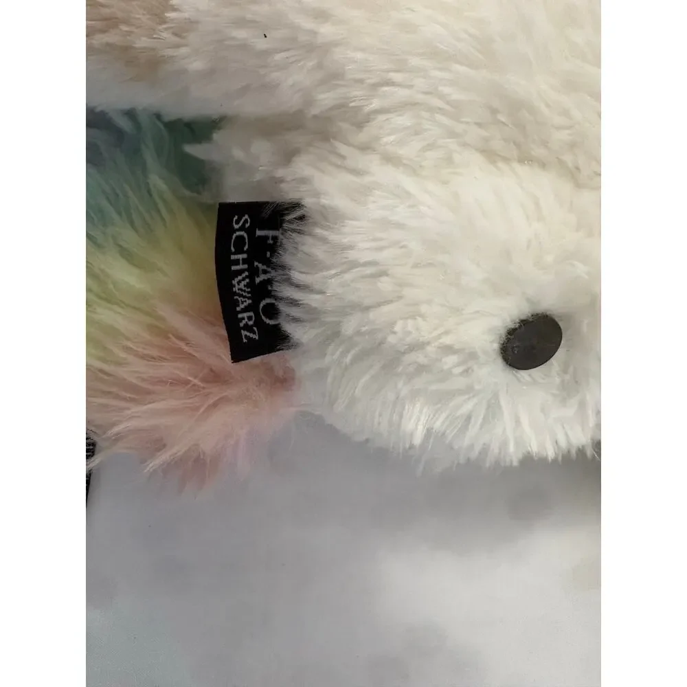 FAO Schwarz Glow Brights Unicorn Plush 15